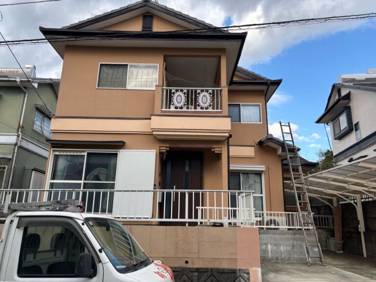 熊本市北区住宅全塗装施工前