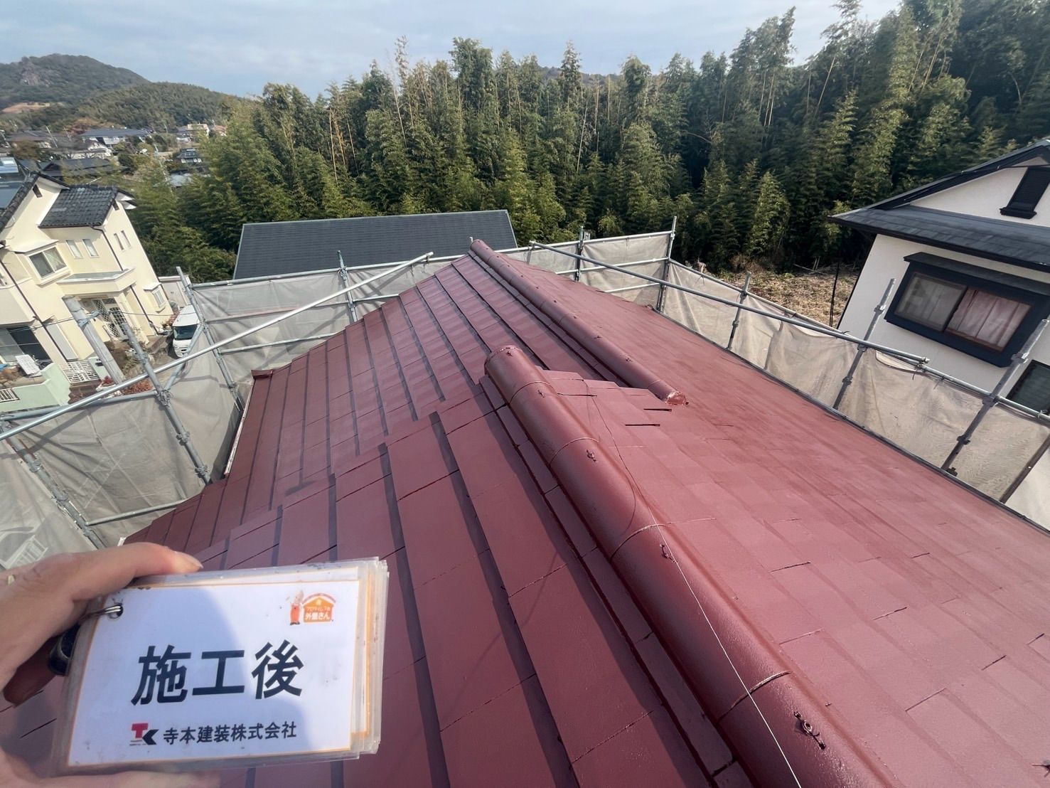 熊本市北区住宅全塗装施工後３