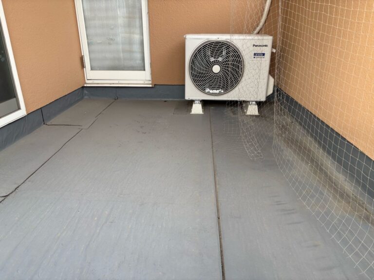 熊本市北区住宅全塗装ベランダ防水施工前