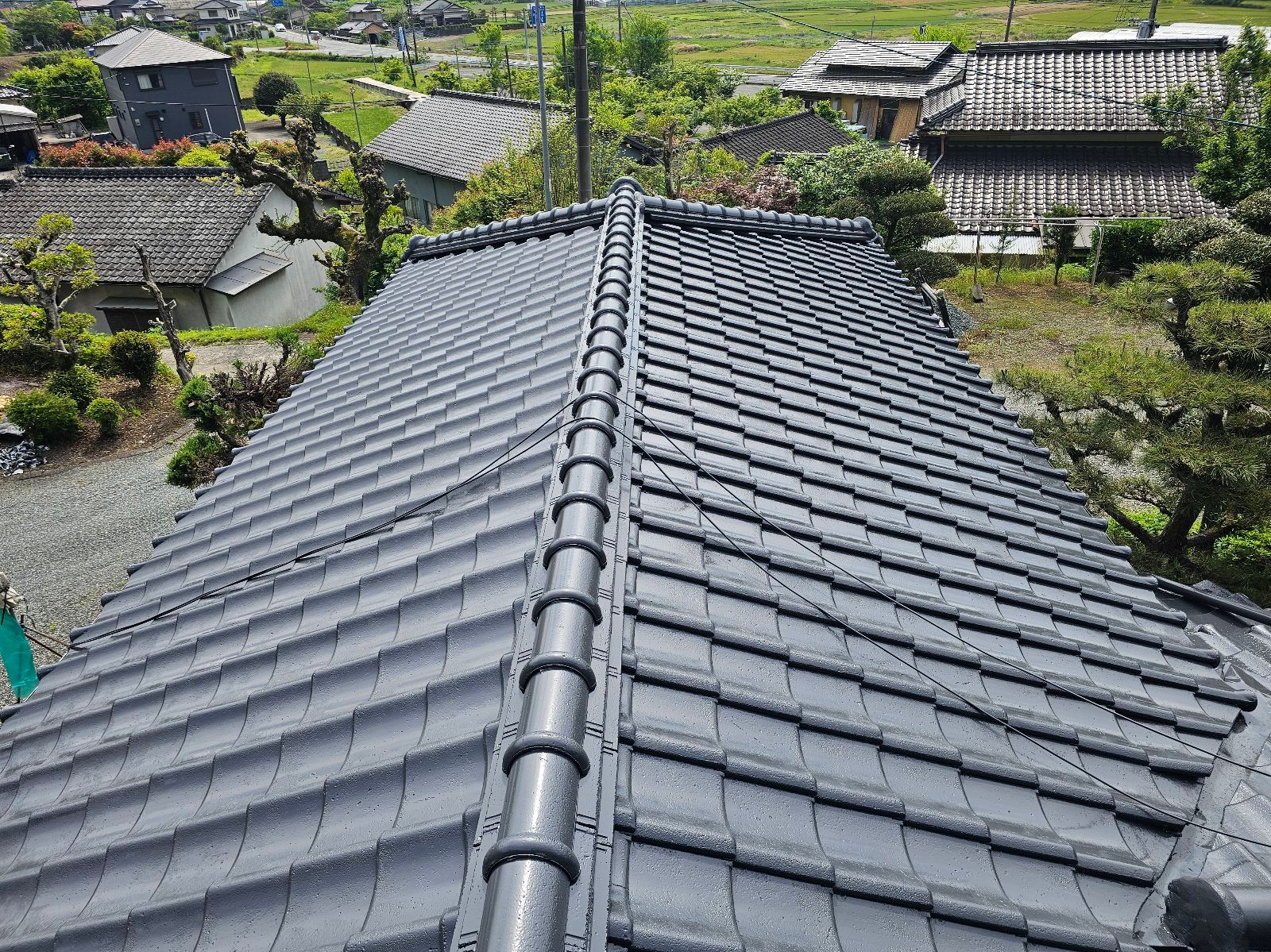 屋根塗装工事　施工後