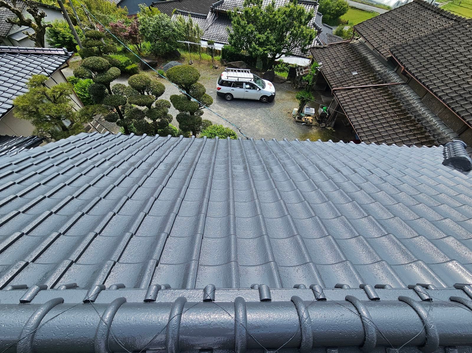 屋根塗装工事　施工後