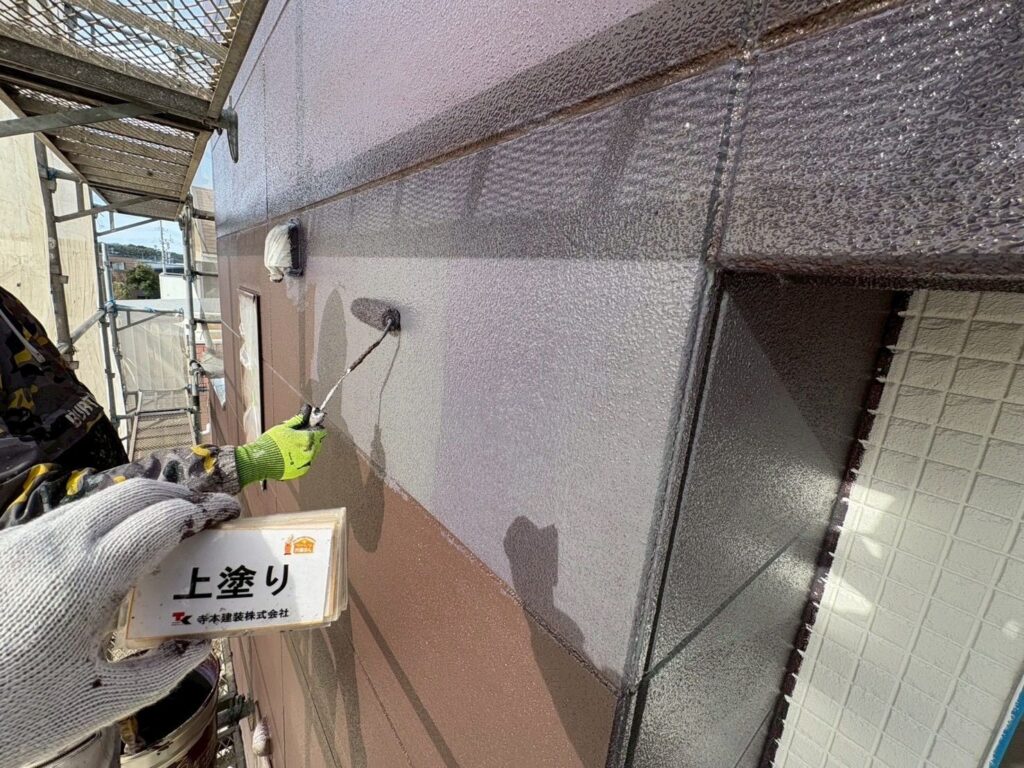 熊本外壁塗装 上塗り
