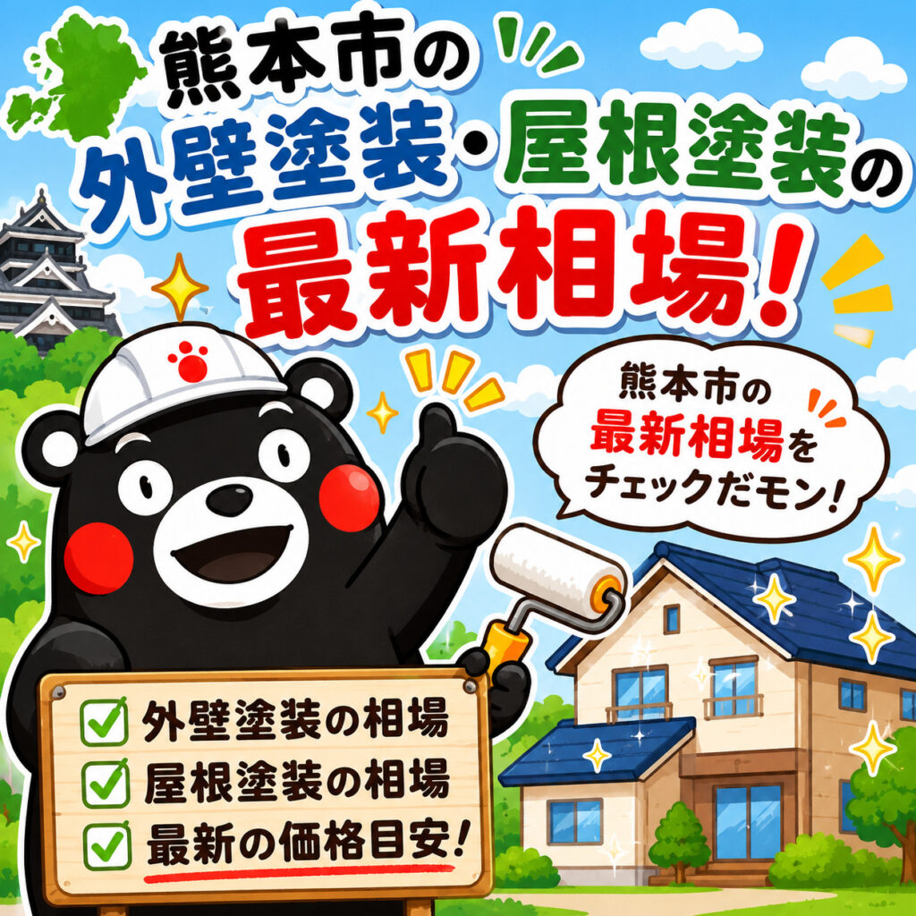 熊本 外壁塗装 相場 くまモン