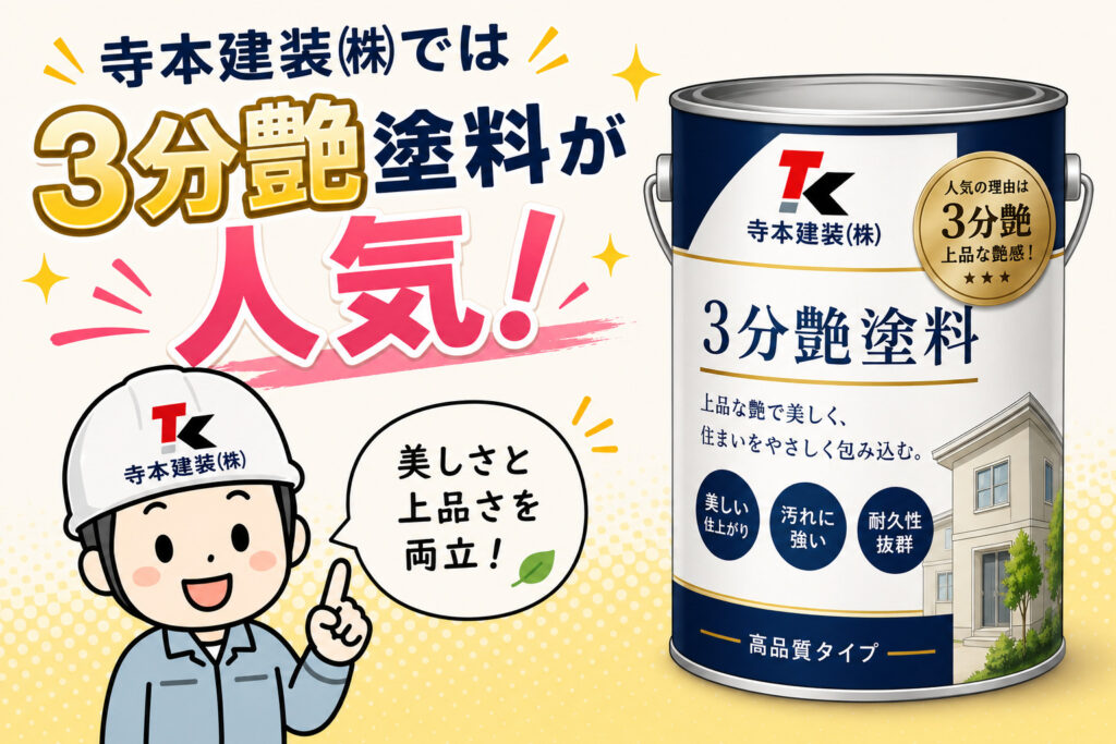 熊本外壁塗装 3分艶人気