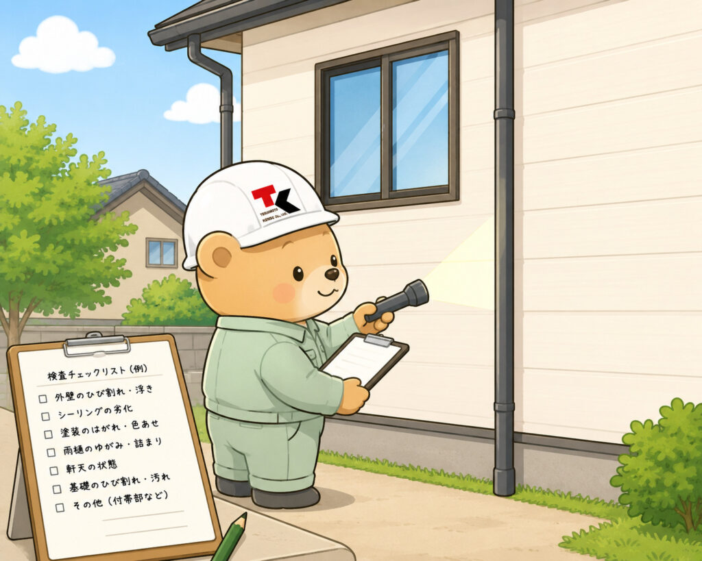 熊本外壁塗装　検査