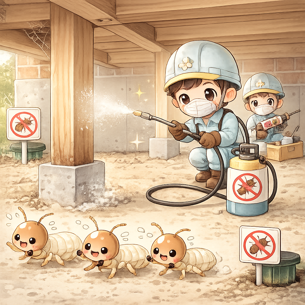 熊本外壁塗装　白アリ