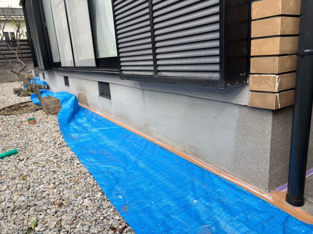 熊本外壁塗装　基礎塗装施工前