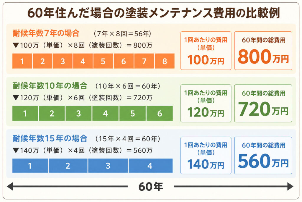 熊本外壁塗装 コスト比較表