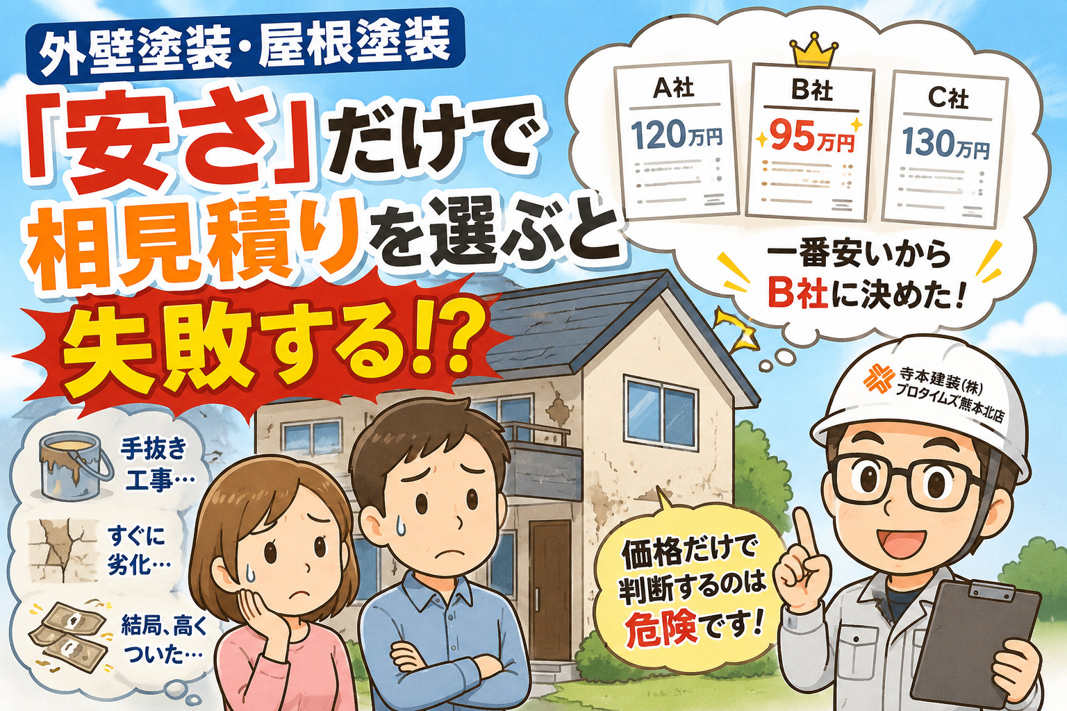 熊本外壁塗装 相見積