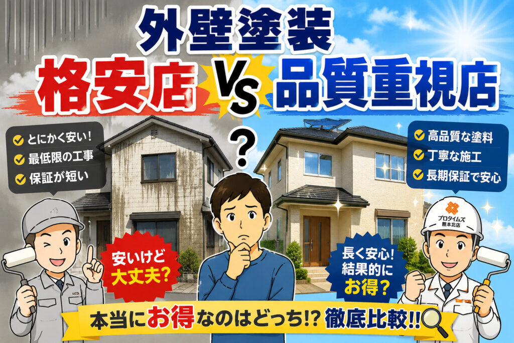 熊本外壁塗装・屋根塗装　格安業者品質重視業者