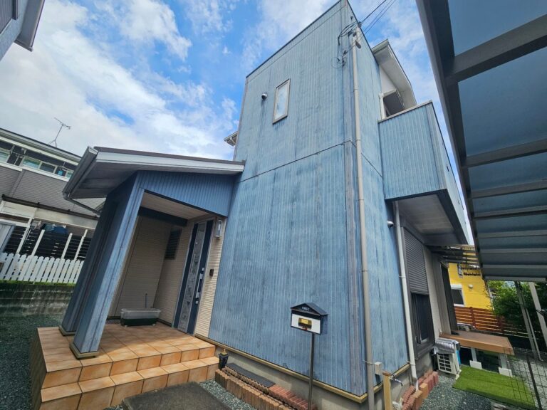 熊本外壁塗装　施工前現状