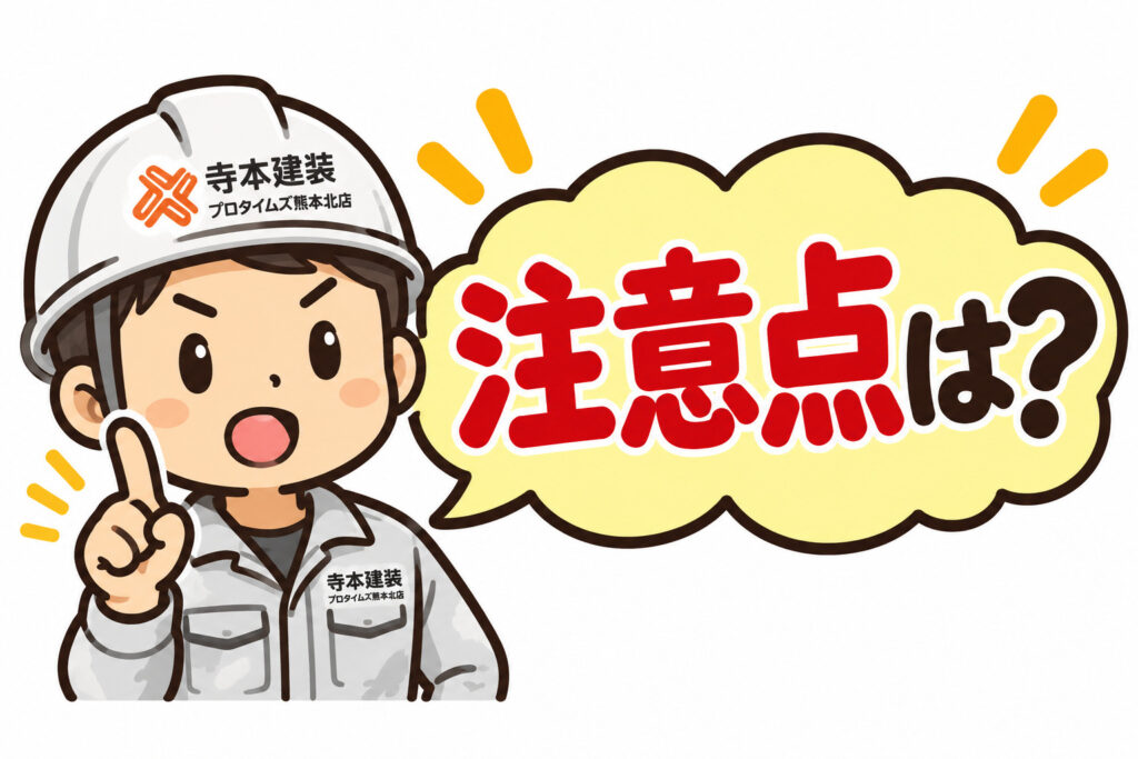 熊本外壁塗装　注意点