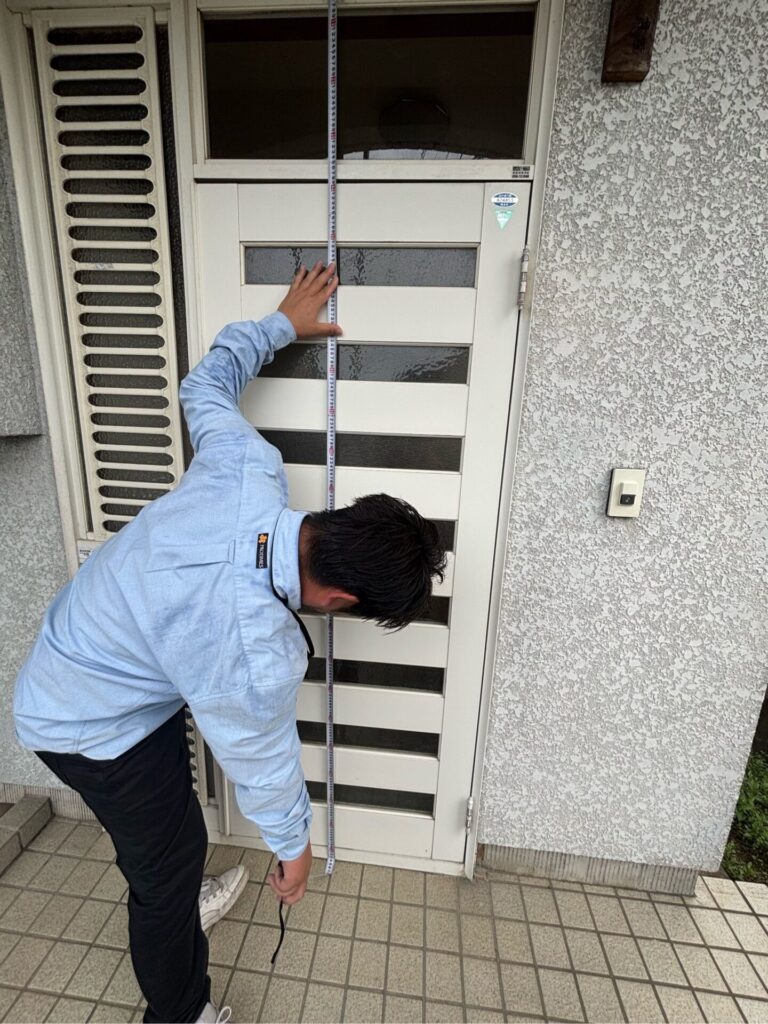 熊本外壁塗装　玄関ドアカバー工法